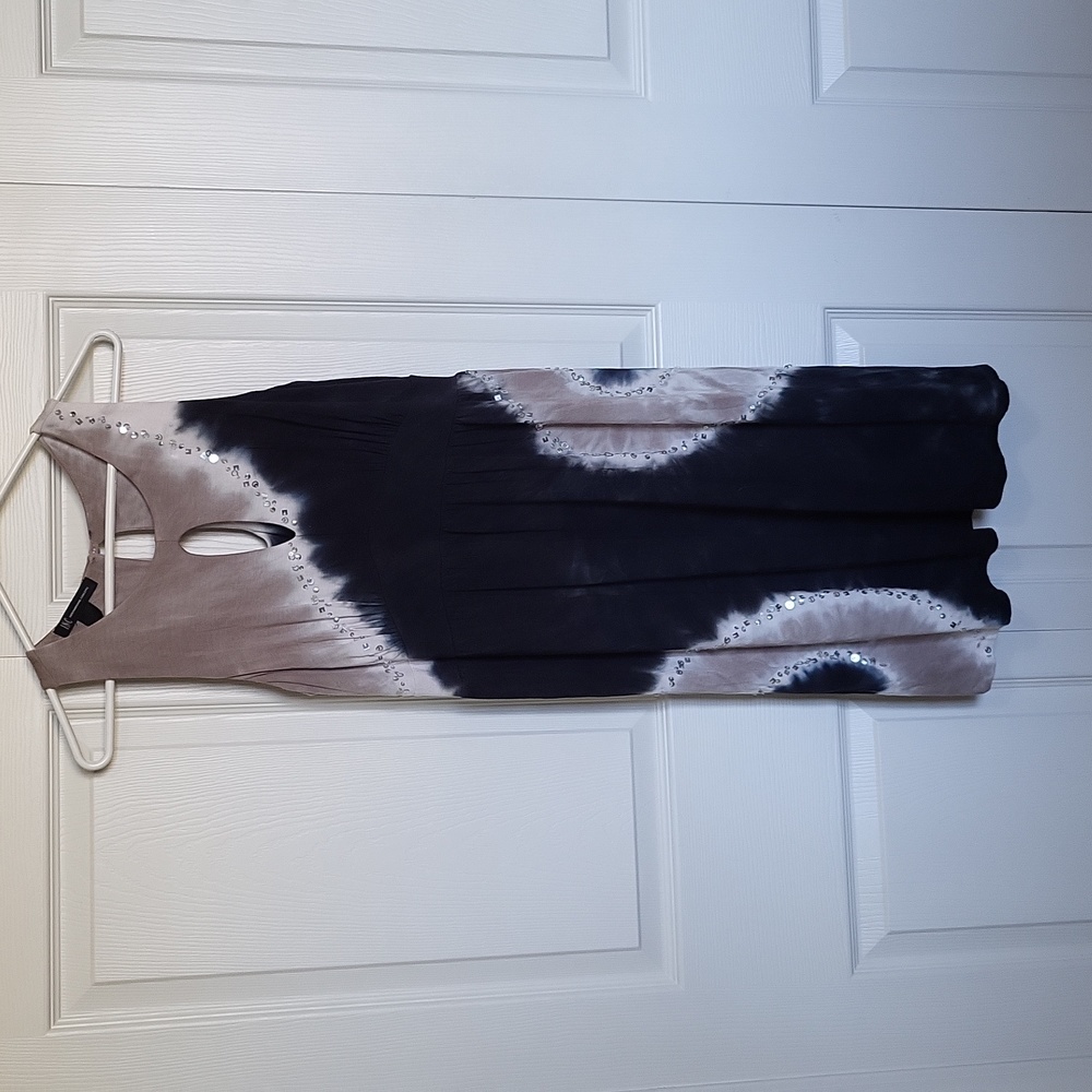 Tie dyed dress w/sequins